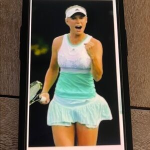 Adidas by Stella McCartney Tennis or Pickleball Skirt Mint green/blue-Size 44L